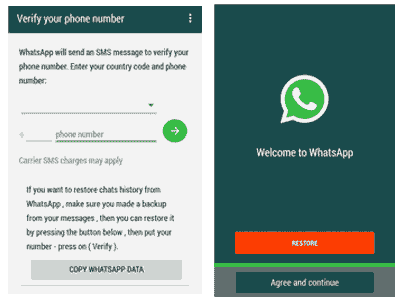 Restore backup on GB WhatsApp 